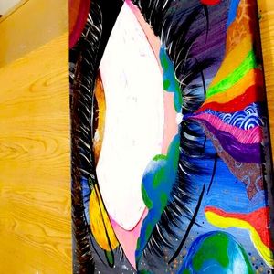 I love painting what I think